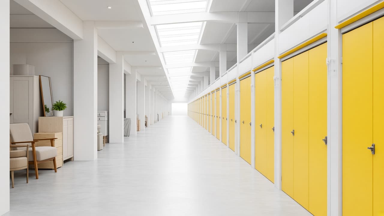 Armazenagem: guarda-móveis e self storage